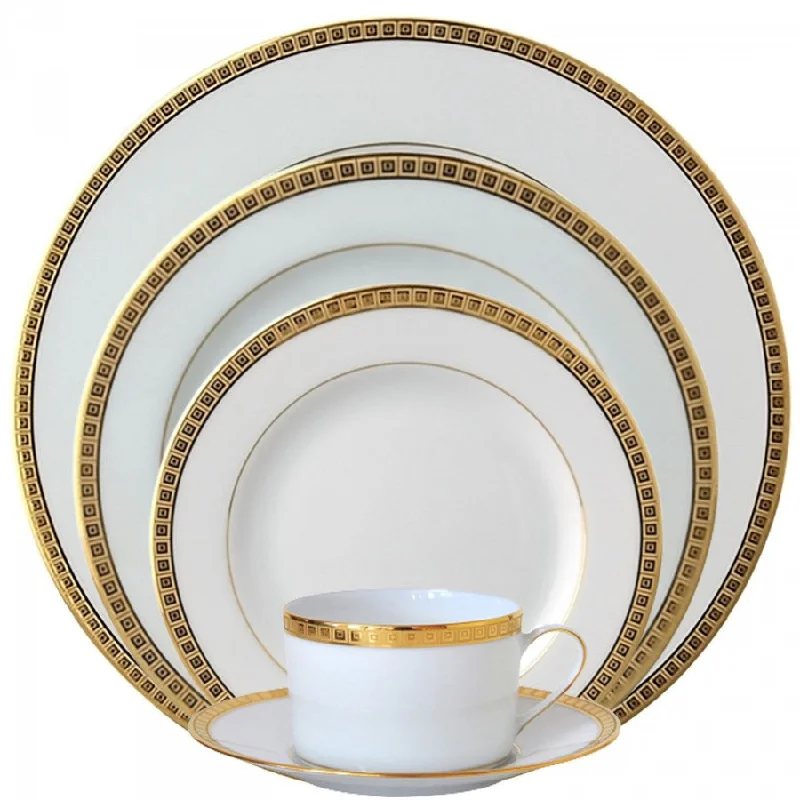 Athena Gold Five Piece Place Setting