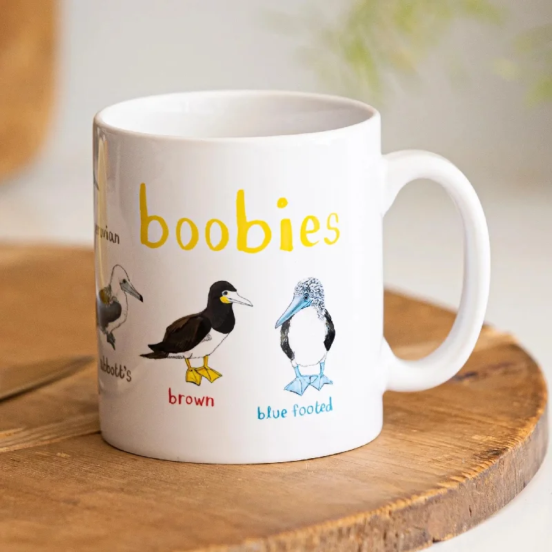 Boobies Bird Pun- Fowl Language Ceramic Coffee Tea Mug