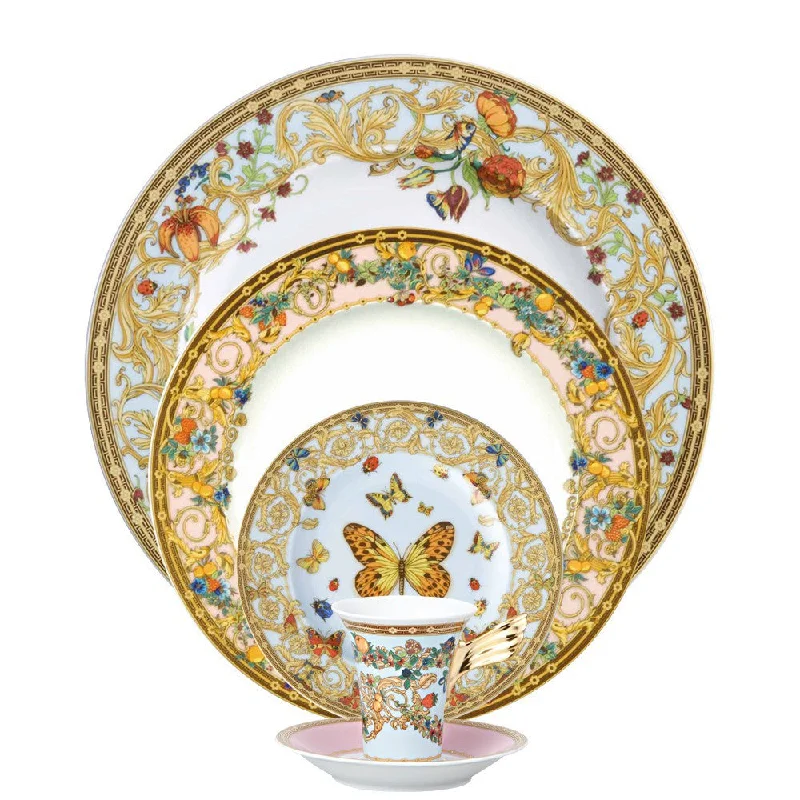 Butterfly Garden Five Piece Place Setting