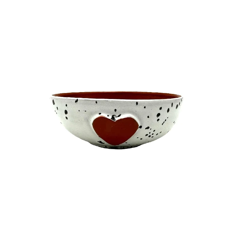 Calliope Heart Ice-Cream Bowls - Dalmation