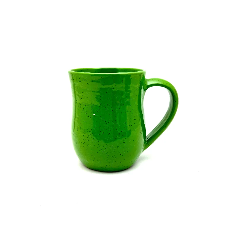 Handmade Mug - Speckled Green Thumb