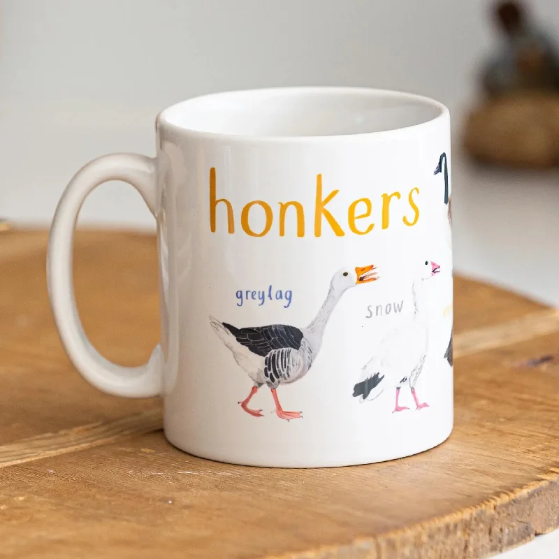 Honkers Bird Pun Geese Fowl Language Ceramic Coffee Tea Mug