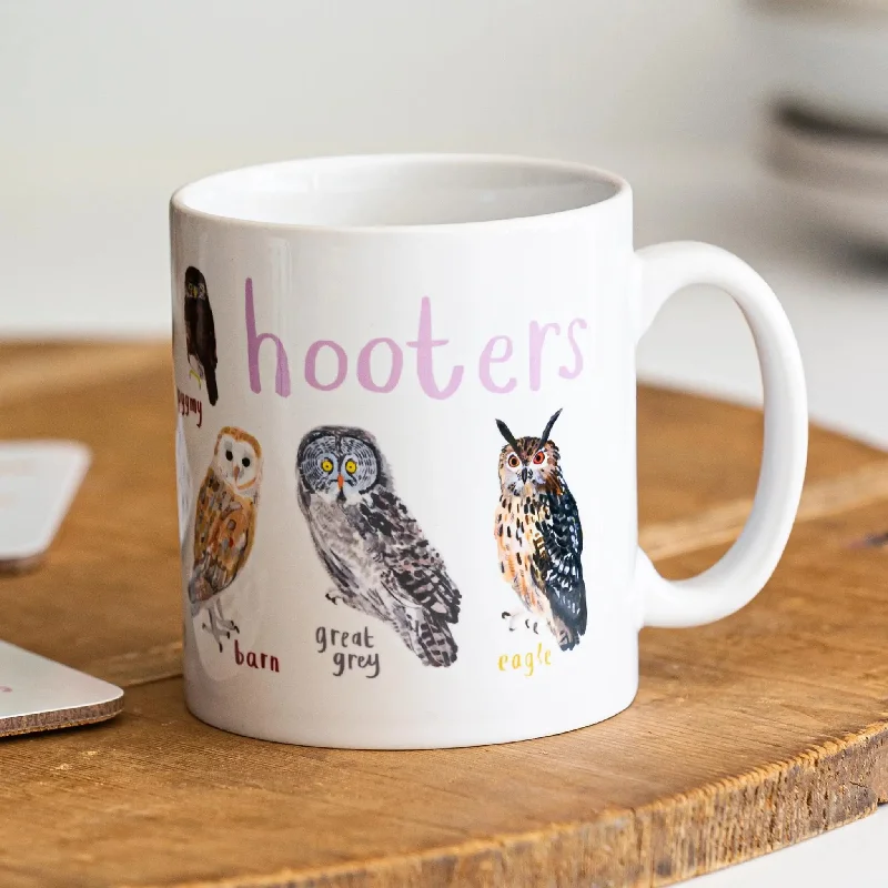 Hooters Bird Pun- Owl Fowl Language Ceramic Coffee Tea Mug