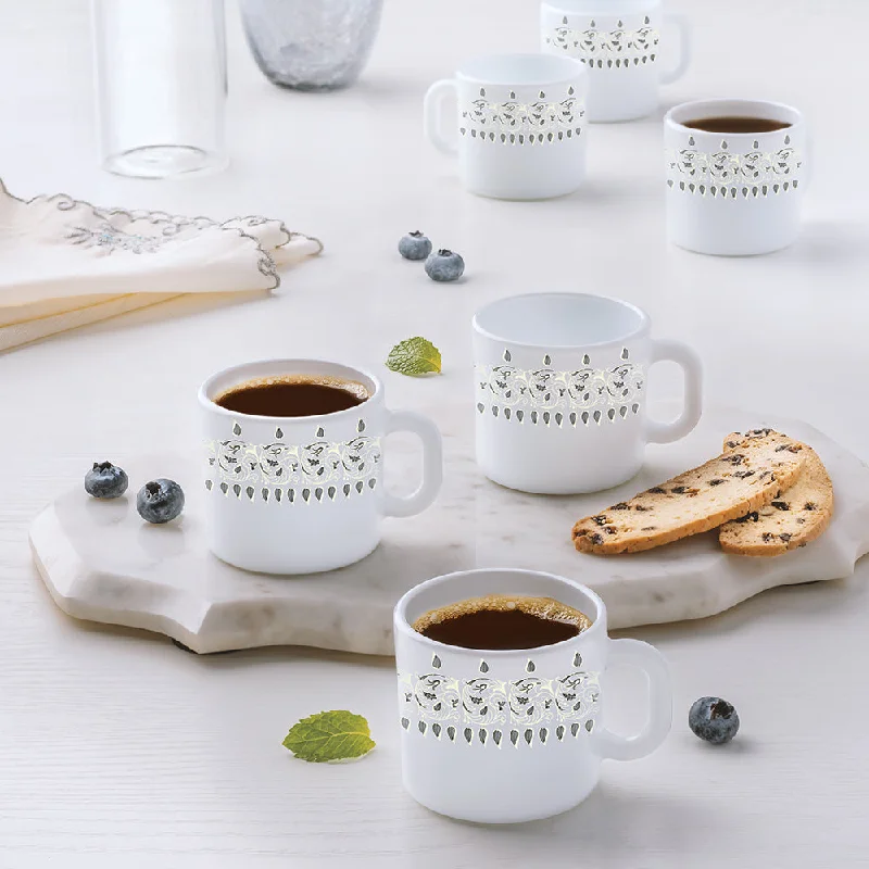 Larah by Borosil Ora Gold Mug Set