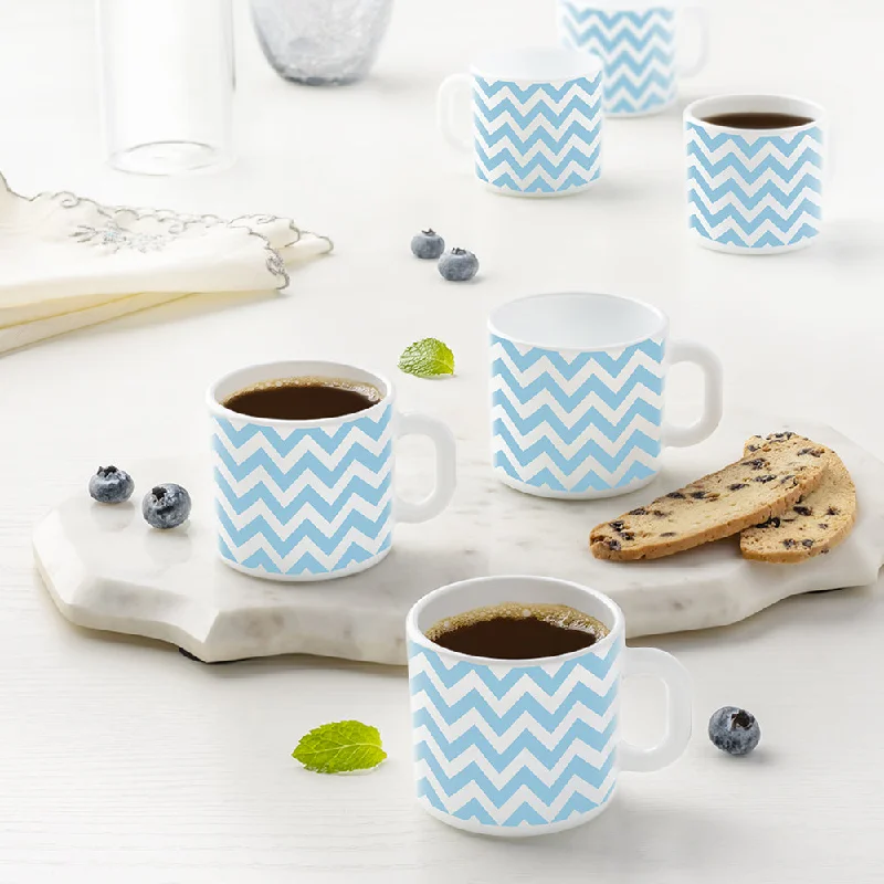 Larah by Borosil Sky Waves Mug Set