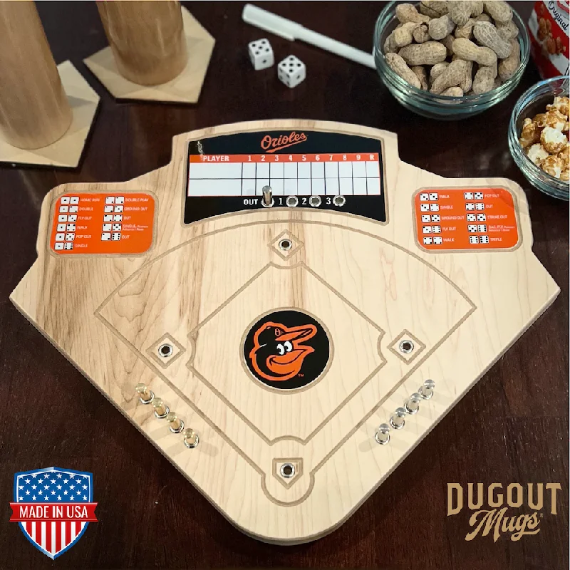 Baltimore Orioles Baseball Board Game with Dice