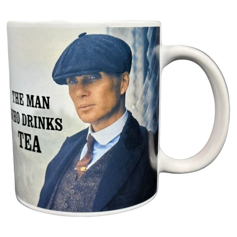 Peaky Blinders Tommy Shelby Cillian Murphy The Man Who Drinks Tea Mug Kimm & Miller