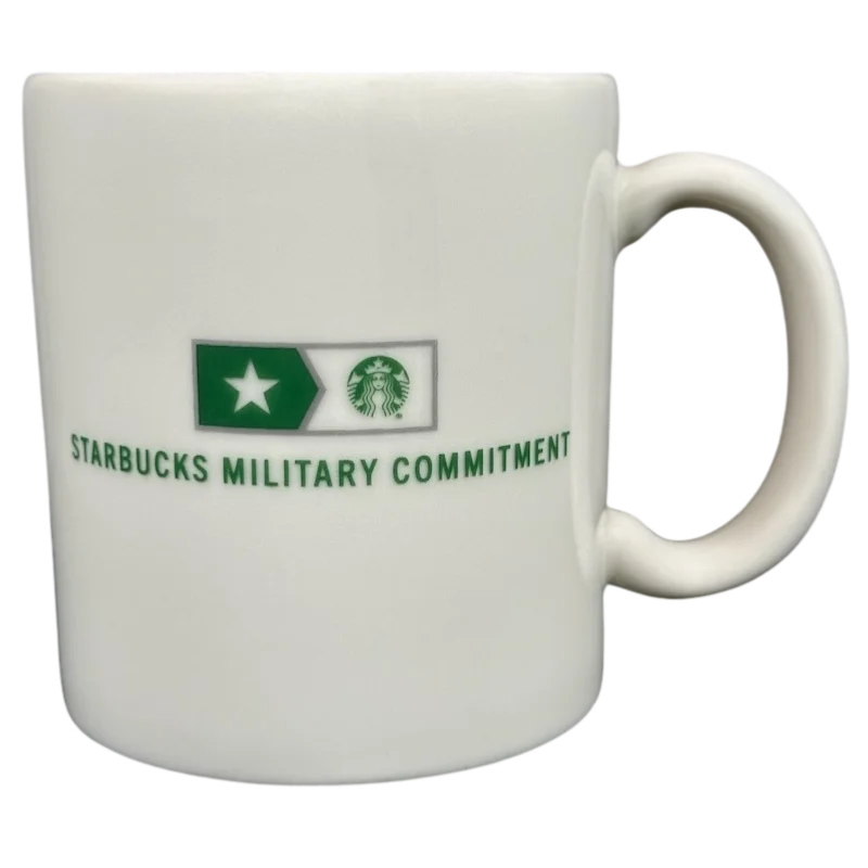 Starbucks Military Commitment Proudly Serving Those Who Serve 14oz Mug 2018 Starbucks