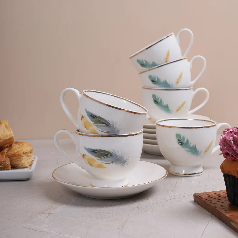 Wings Cup & Saucer Set of 12