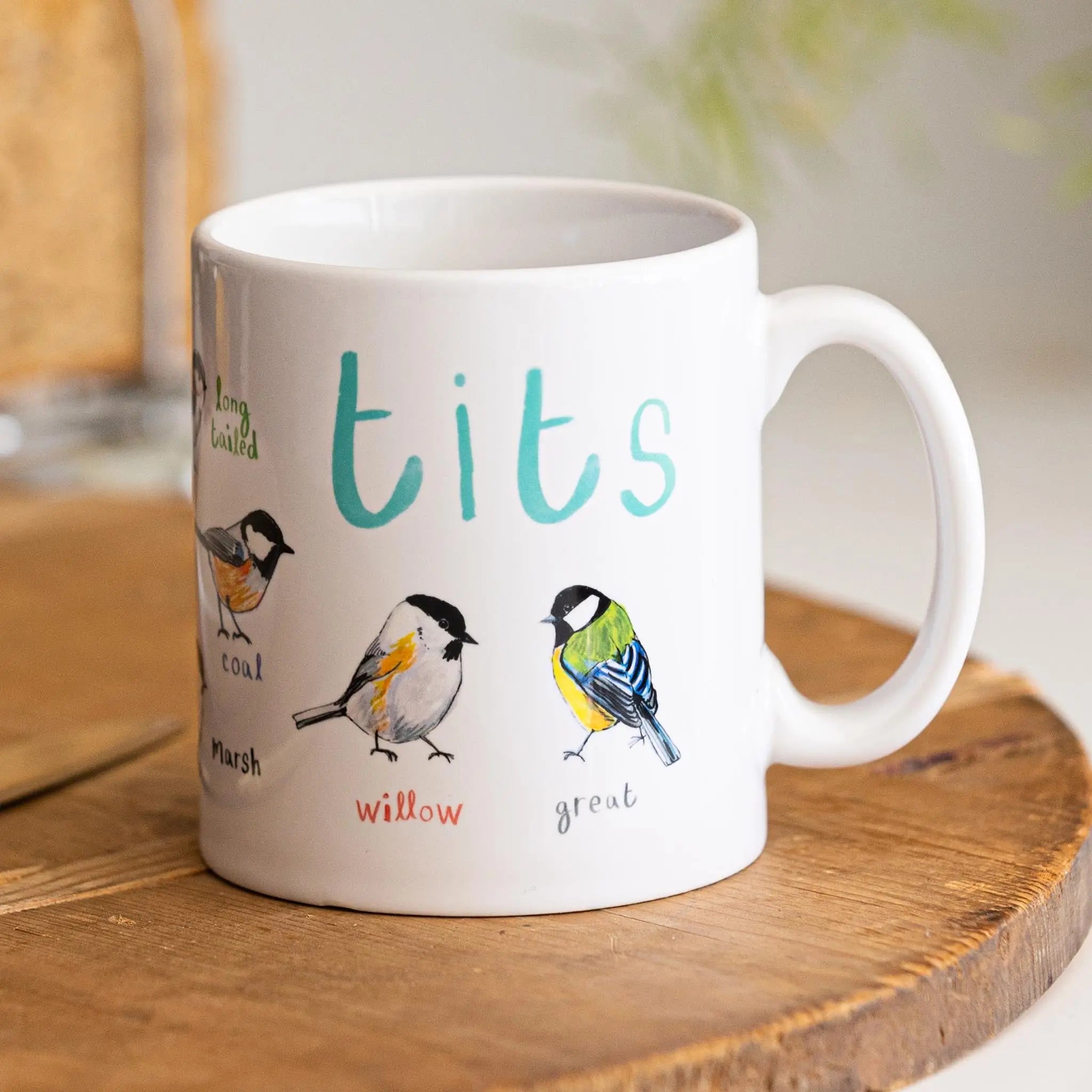 Tits Bird Pun Fowl Language Ceramic Coffee Tea Mug