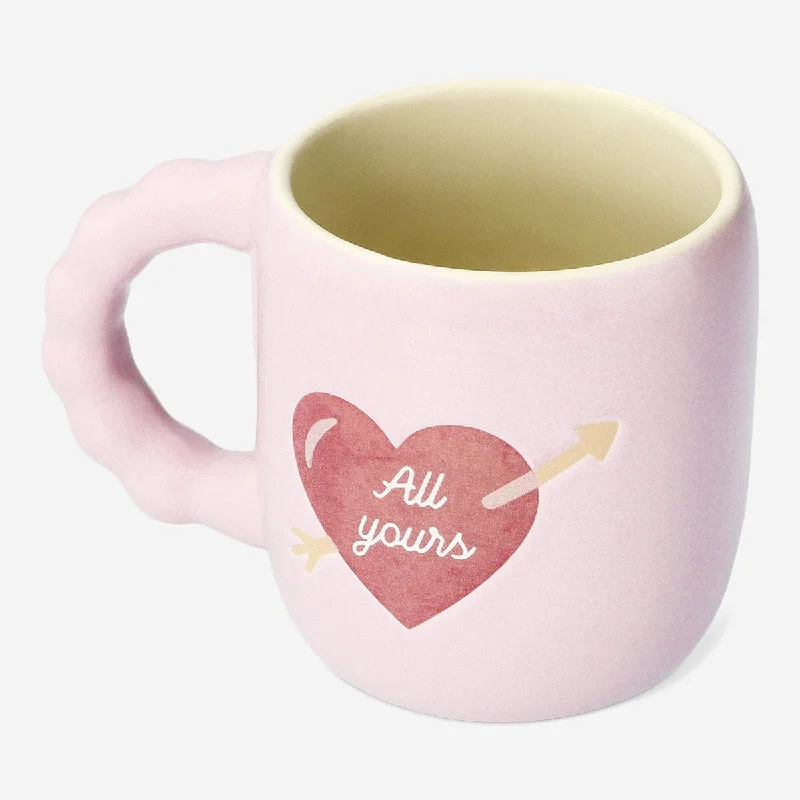 Mug with Embossed Heart - 350 ml