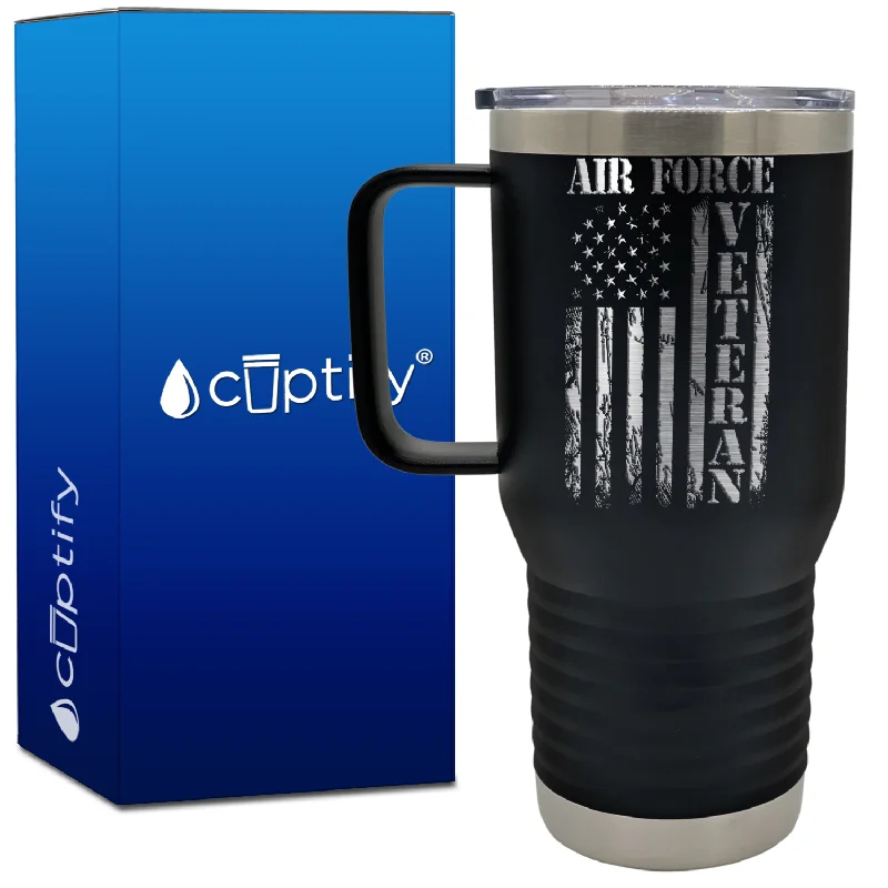 Air Force Veteran 20oz Travel Mug