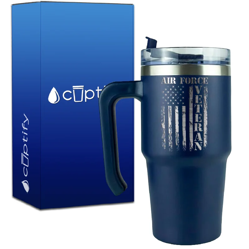 Air Force Veteran on 20oz Travel Mug