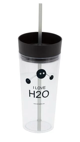 "I ♥ H2O" - 22oz Large Tumbler (black)