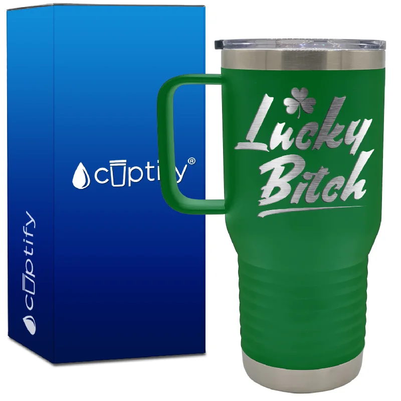 Lucky Bitch 20oz Travel Mug