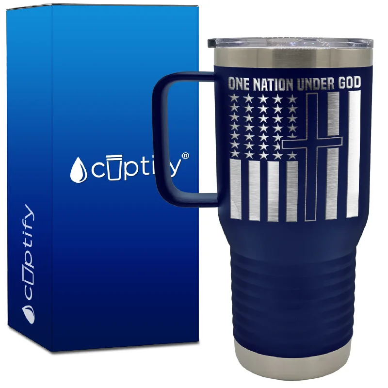 One Nation Under God 20oz 4th of July Travel Mug