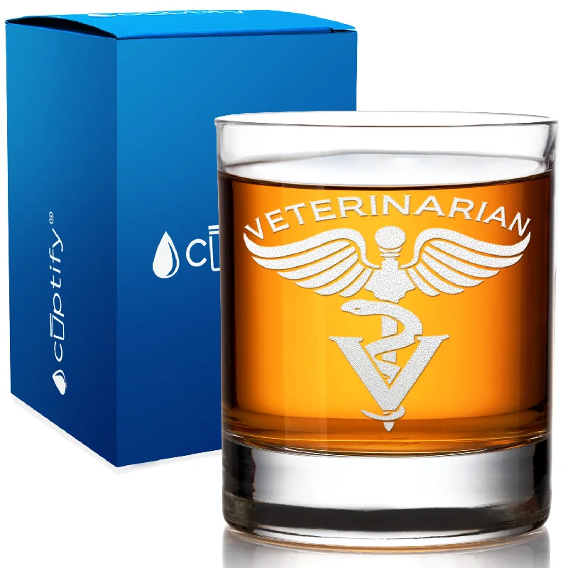 Veterinarian on 10.25oz Whiskey Glass