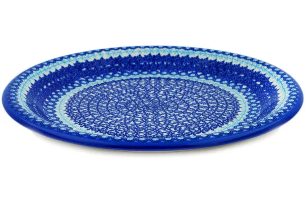 10" Dinner Plate - Cobalt Winter Frost