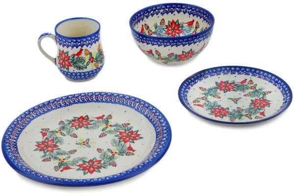 4-Piece Place Setting - Cardinal's Home