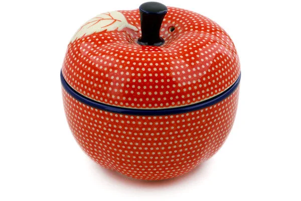 5" Apple Shaped Jar - Red Sea