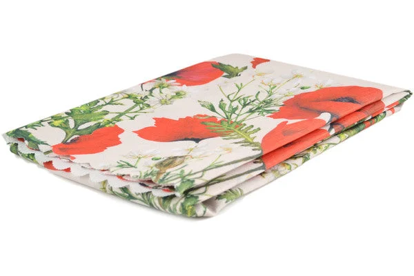 63" Table Cloth - Poppies