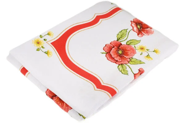 63" Table Cloth - Red Poppy