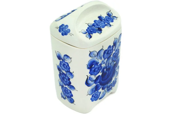 7" Jar with Lid - Retro Cobalt