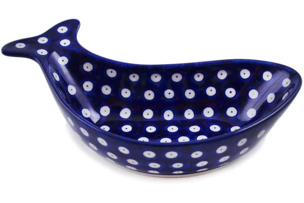 9" Fish Shaped Platter - Blue Eyes