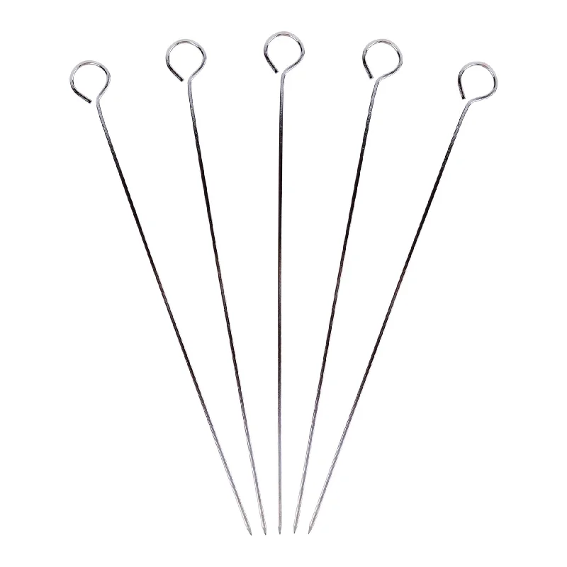 29.5cm Stainless Steel BBQ Skewers - Pack of 5 - By Ashley