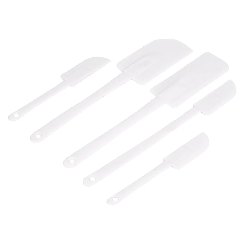 5pc White Silicone Spatula Set - By Ashley